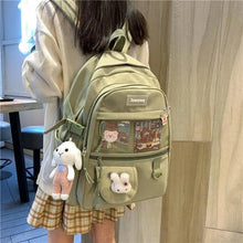 Load image into Gallery viewer, Elegant Female Backpack For Teenager Girls And Women Cute Fashionable Book Schoolbag And Laptop Bag