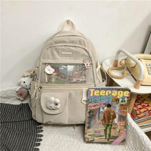 Load image into Gallery viewer, Elegant Female Backpack For Teenager Girls And Women Cute Fashionable Book Schoolbag And Laptop Bag