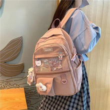 Load image into Gallery viewer, Elegant Female Backpack For Teenager Girls And Women Cute Fashionable Book Schoolbag And Laptop Bag