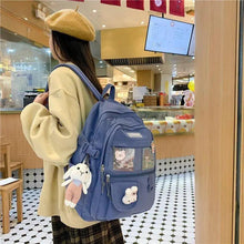 Load image into Gallery viewer, Elegant Female Backpack For Teenager Girls And Women Cute Fashionable Book Schoolbag And Laptop Bag