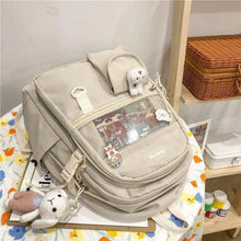 Load image into Gallery viewer, Elegant Female Backpack For Teenager Girls And Women Cute Fashionable Book Schoolbag And Laptop Bag