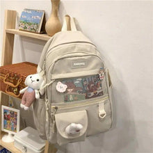 Load image into Gallery viewer, Elegant Female Backpack For Teenager Girls And Women Cute Fashionable Book Schoolbag And Laptop Bag