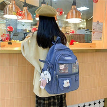 Load image into Gallery viewer, Elegant Female Backpack For Teenager Girls And Women Cute Fashionable Book Schoolbag And Laptop Bag