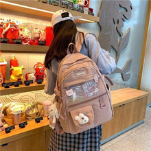 Load image into Gallery viewer, Elegant Female Backpack For Teenager Girls And Women Cute Fashionable Book Schoolbag And Laptop Bag