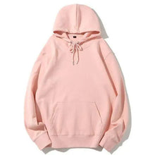 Load image into Gallery viewer, Elegant Hoodie Women High Quality Cotton Hoodies Sweatshirts Thick Fleece Winter Autumn Oversized Warm Hooded Sweatshirt Woman Men's Fleece Hoodies Hip Hop Solid Color Style Autumn Hooded Sweatshirts