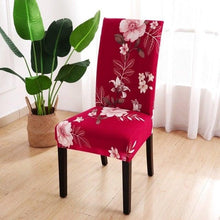 Load image into Gallery viewer, Elegant Kitchen Chair Covers Stretch Seat Covers For Chairs Slipcover Chair house chaise Furniture Covers Gray Chair cover Washable Anti dust Seat Slipcover Protector for Hotel Office Ceremony Banquet Wedding Party