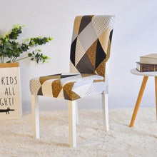 Load image into Gallery viewer, Elegant Kitchen Chair Covers Stretch Seat Covers For Chairs Slipcover Chair house chaise Furniture Covers Gray Chair cover Washable Anti dust Seat Slipcover Protector for Hotel Office Ceremony Banquet Wedding Party