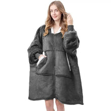 Load image into Gallery viewer, Elegant Large Sweatshirts Woman Oversized Hoodie Winter Blanket With Sleeves Fleece Warm Giant Blanket Hoodies Women Sweatshirts Long Blanket with Sleeves for Winter Hooded Sweatshirt for Women and Men Pullover