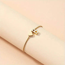 Load image into Gallery viewer, Elegant Love Heart Charm Bracelet - Delicate Minimalist Link Chain