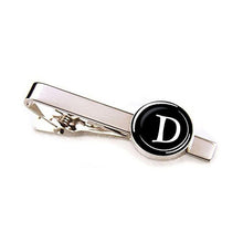 Load image into Gallery viewer, Elegant Men Fashion 26 Alphabet Letters Tie Clips Letter Tie Clip Men's Fashion Tie Pin Buckle Clip Tie Decoration Suit Accessories Name Letters Jewelry Men Necktie Clip Pin Suit Accessories Classic Initials Alphabet A-Z Tie Clips
