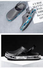 Load image into Gallery viewer, Elegant Mens Sandals Black Garden Casual Aqua Clogs Summer Slides Beach Swimming Shoes Slippers Garden Clogs Sandals Arch Support Cushioned Yard Beach Clogs