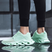 Load image into Gallery viewer, Elegant Modern Mens Sneakers Platform Shoes White Trainers Casual Breathable Mesh Men Women Running Shoes Breathable Walking Sneakers Lightweight Athletic Tennis Casual Sport Sneakers