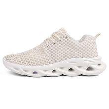 Load image into Gallery viewer, Elegant Modern Mens Sneakers Platform Shoes White Trainers Casual Breathable Mesh Men Women Running Shoes Breathable Walking Sneakers Lightweight Athletic Tennis Casual Sport Sneakers