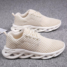 Load image into Gallery viewer, Elegant Modern Mens Sneakers Platform Shoes White Trainers Casual Breathable Mesh Men Women Running Shoes Breathable Walking Sneakers Lightweight Athletic Tennis Casual Sport Sneakers