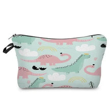 Load image into Gallery viewer, Elegant Multicolor Printed Large Capacity Pencil Case For Students Cute Cartoon Theme Stationary Cosmetic Bag