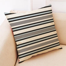 Load image into Gallery viewer, Elegant Pattern Printed Throw Pillow Modern Soft Linen Blend Cushion Home Decorative Fashion Geometric Pattern Throw Pillow Covers Square Decorative Cushion Case For Home Pillows Case