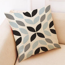 Load image into Gallery viewer, Elegant Pattern Printed Throw Pillow Modern Soft Linen Blend Cushion Home Decorative Fashion Geometric Pattern Throw Pillow Covers Square Decorative Cushion Case For Home Pillows Case