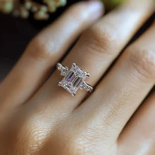 Load image into Gallery viewer, Elegant Princess Cut Cubic Zirconia Engagement Ring