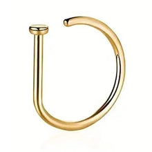 Load image into Gallery viewer, Elegant Punk-Style Stainless Steel Nose Rings - Clip-On Non-Piercing Design