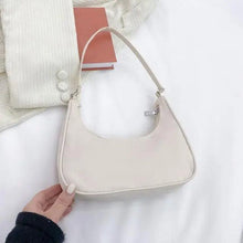 Load image into Gallery viewer, Elegant Pure Color Shoulder Underarm Bags, Casual Ladies Zipper Small Purse Top-handle Handbag For Ladies And Girls
