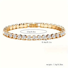 Load image into Gallery viewer, Elegant Rhinestone Tennis Bracelet