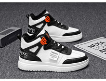 Load image into Gallery viewer, Elegant Sport Men's Sneaker Trend High Top Platform Shoes Spring Vulcanized Shoes Leather Casual Sport Fashion Flat Low Top Sneaker Lace-up Modern Design