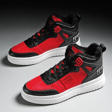 Load image into Gallery viewer, Elegant Sport Men's Sneaker Trend High Top Platform Shoes Spring Vulcanized Shoes Leather Casual Sport Fashion Flat Low Top Sneaker Lace-up Modern Design