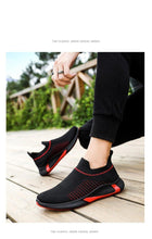 Load image into Gallery viewer, Elegant Sport Mens Sneakers Running Casual Shoes Spring New Lightweight Breathable Espadrilles Flying Woven Running Shoes Mesh Workout Casual Sports Mens Sneakers