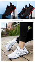 Load image into Gallery viewer, Elegant Sport Mens Sneakers Running Casual Shoes Spring New Lightweight Breathable Espadrilles Flying Woven Running Shoes Mesh Workout Casual Sports Mens Sneakers