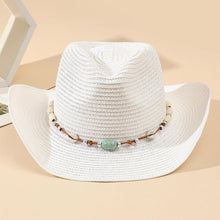 Load image into Gallery viewer, Elegant Tassel Beach Hats For Women Women's Bucket Sun Hat Max Sun Protection Holiday Hats Ladies Sun Hat Summer Straw Hats UV Protection Foldable Travel One Size Hat Modern Summer Fedoras For Party