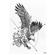 Load image into Gallery viewer, Elegant Temporary Waterproof Tattoos Big Tribal Sticker Black Large Body Art Makeup Fake Tattoo For Mens Womens
