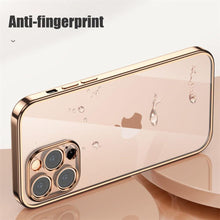 Load image into Gallery viewer, Elegant Unisex Clear Transparent Soft Case For iPhone 13 Pro Max 12 11 13Pro 14 Shockproof Ultra Thin Bumper Cover Luxury Cover Back Cover for iPhone