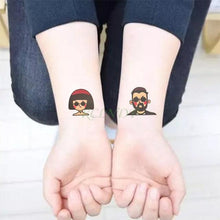 Load image into Gallery viewer, Elegant Waterproof Tattoo Sticker Sun Moon Fake Tatto Fashion Moon Temporary Fun Sun Wave Magic Tatoos For Womens Mens