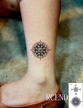 Load image into Gallery viewer, Elegant Waterproof Tattoo Sticker Sun Moon Fake Tatto Fashion Moon Temporary Fun Sun Wave Magic Tatoos For Womens Mens