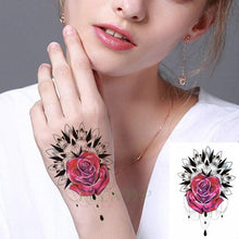 Load image into Gallery viewer, Elegant Waterproof Temporary Butterfly Sticker Tattoo Fake Halloween Party Tattoo For Woman Girls