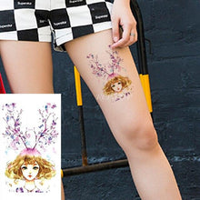 Load image into Gallery viewer, Elegant Waterproof Temporary Butterfly Sticker Tattoo Fake Halloween Party Tattoo For Woman Girls