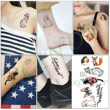 Load image into Gallery viewer, Elegant Waterproof Temporary Butterfly Sticker Tattoo Fake Halloween Party Tattoo For Woman Girls