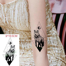 Load image into Gallery viewer, Elegant Waterproof Temporary Tattoo Sticker Cat Fox Flash Tatoo Neck Hand Modern Tattoo Stickers Butterflies Cats For Womens