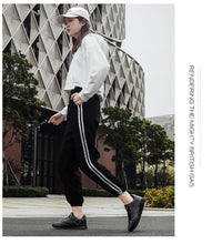 Load image into Gallery viewer, Elegant White Leather Mans Womens Sneakers Summer Lace-Up Trainers Gym Tennis Running Breathable High Quality Sport Women Mesh Wokrout Casual Slip On Flats Sneakers