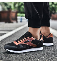 Load image into Gallery viewer, Elegant White Leather Mans Womens Sneakers Summer Lace-Up Trainers Gym Tennis Running Breathable High Quality Sport Women Mesh Wokrout Casual Slip On Flats Sneakers