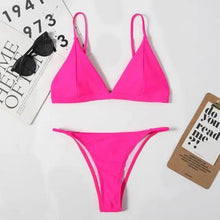 Load image into Gallery viewer, Elegant Woman Modern Bikini Micro Women Swimsuit Tie Mini Bikinis Set Women Swimwear Female Bathing Suit