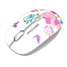 Load image into Gallery viewer, Elegant Women 2.4G Wireless Mouse Super Quiet 1600DPI Laptop Wireless Computer Optical Slim Mouse