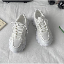 Load image into Gallery viewer, Elegant Women's Sneakers Lace Up Thick Platform Casual Shoes Leather Comfortable Walking Footwear Fashion New Lightweight Casual Everyday Walking Fashion Sneakers