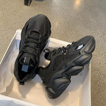 Load image into Gallery viewer, Elegant Women's Sneakers Lace Up Thick Platform Casual Shoes Leather Comfortable Walking Footwear Fashion New Lightweight Casual Everyday Walking Fashion Sneakers