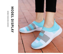 Load image into Gallery viewer, Elegant Women Shoes Espadrilles Knitted Sneakers Women New Flat Shoes Mix Color Casual Walking Shoes Slip-on Sock Shoe Lady Girls Running Shoes Mesh Air Mesh Womens Espadrilles