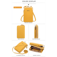 Load image into Gallery viewer, Elegant Women Small Crossbody Bags With Large Capacity Designer PU Leather Shoulder Bags For Women Phone Purses