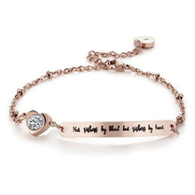 Load image into Gallery viewer, Elegant Women Stainless Steel Best Friends Bracelet Bangle Friend Jewelry Friendship Gift Cute Message Sisters Stainless Steel Cuff Bangle Gifts For Teen Girls Daughter Sister Best Friend