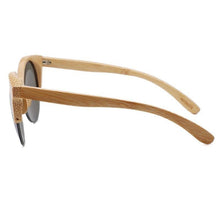 Load image into Gallery viewer, Elegant Wooden Design Classic Sunglasses Design Stylish Popular Wooden Sunglasses For Men & Women Round Bamboo Glasses Mirror Sun Glasses Retro Glasses