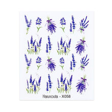 Load image into Gallery viewer, Embossed Nails Sticker 3D Flower Leaves Slider Water Transfer Nail Decals for Nail Art Transfer Sticker 3D Wave Design Decoration for Women Girls Art Stickers Decal Decoration Metallic Curve Strip Line Nail Decor