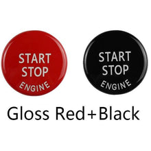 Load image into Gallery viewer, Engine START STOP Sports Engine Start Stop Button Cover Keyless Go Ignition Sticker Start Stop Engine Button Switch Cover Button Accessories Key Decor for Car Replace Cover